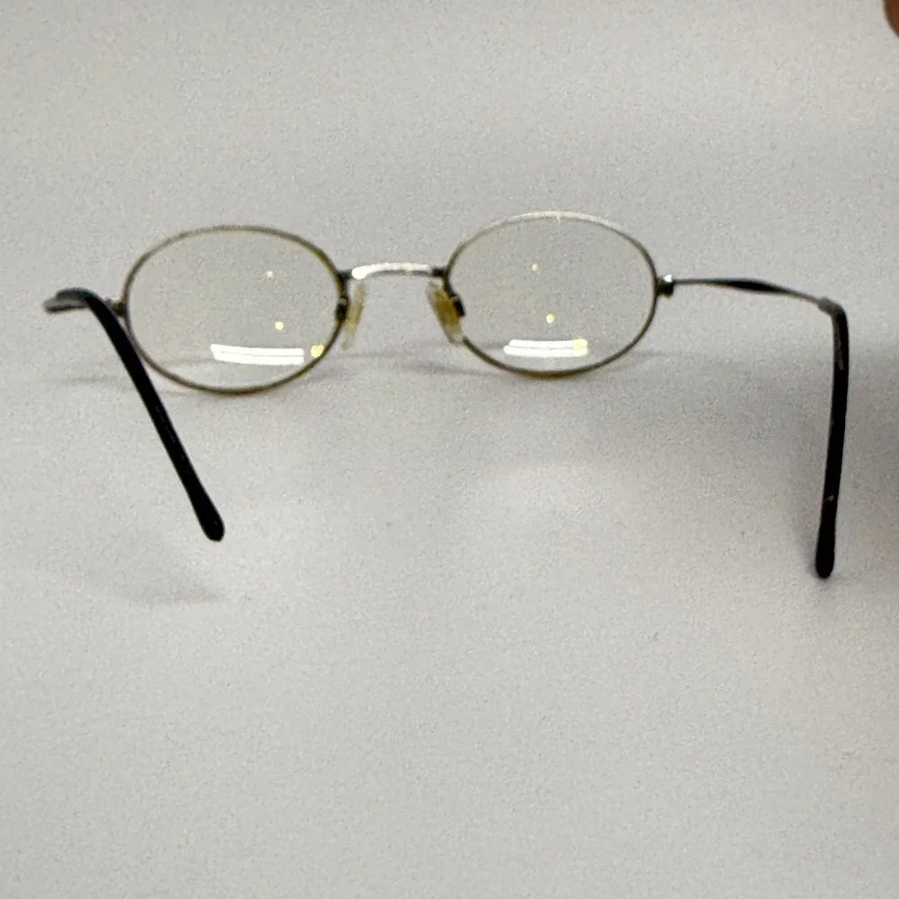Silhouette Vintage Oval Eyeglasses Frames Silver Tone Metal Austria 22430‎